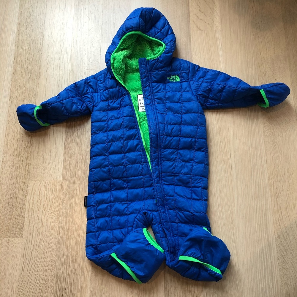 North Face thermoball one piece winter bunting GUC